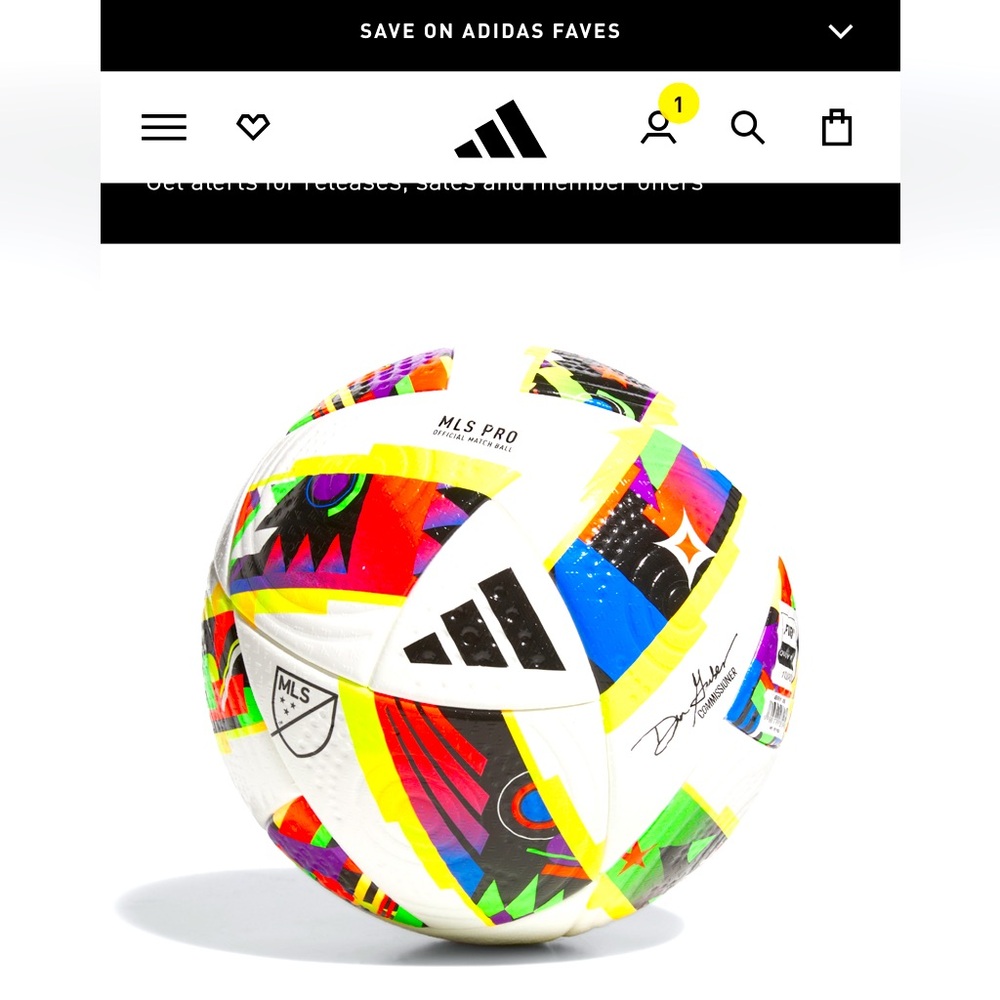 Adidas MLS pro ball soccer official match soccer ball  size 5 NIB NWT!